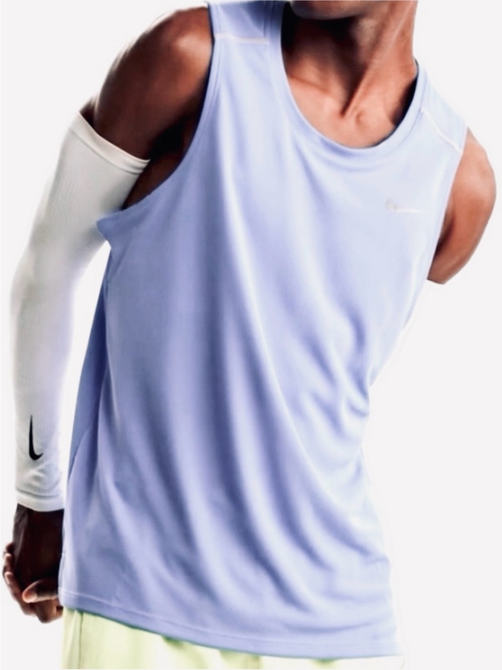 NWT Nike Miler Men's Dri-FIT Running Tank in size XL "Hydrangeas" Lavender